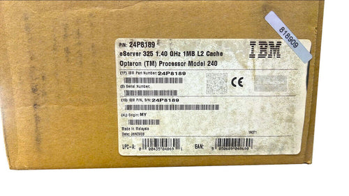 24P8189 I Open Box IBM eServer AMD Opteron 240 1.4 GHz Proc & HEATSINK Kit