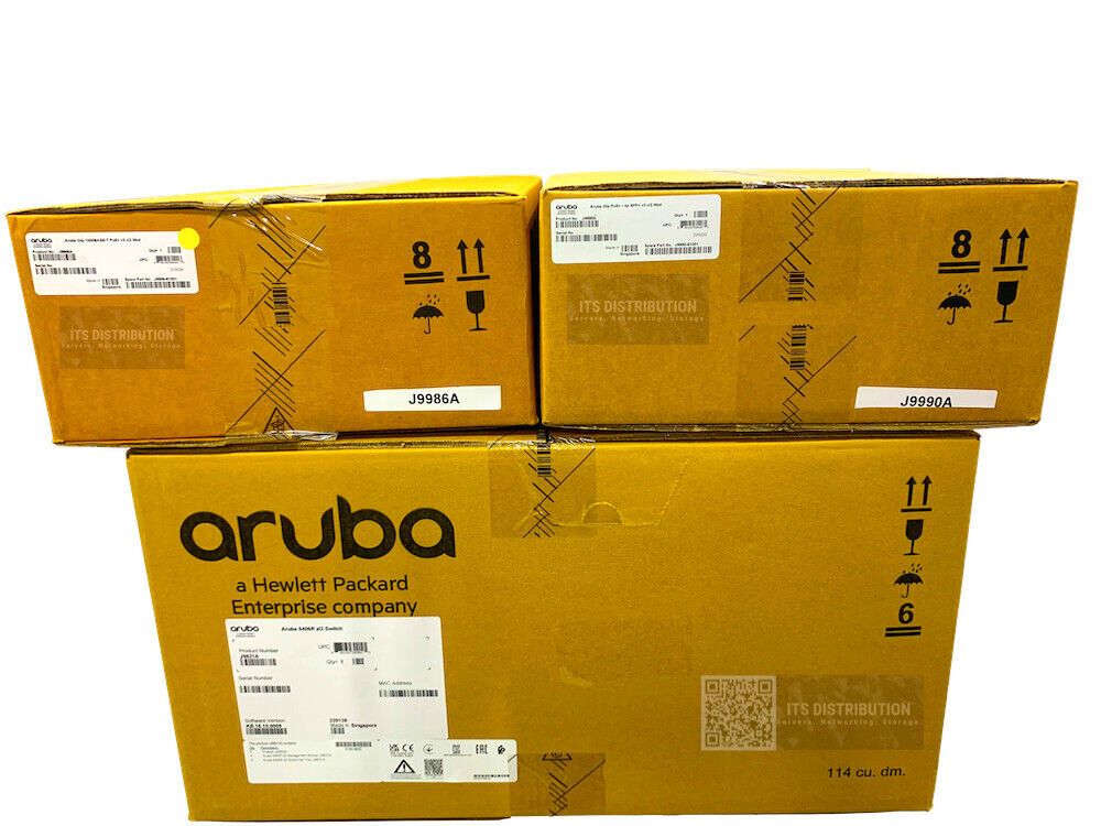 JL003A I New CTO HPE Aruba 5406R 44GT PoE+/4SFP+ (No PSU) v3 zl2 Switch J9821A