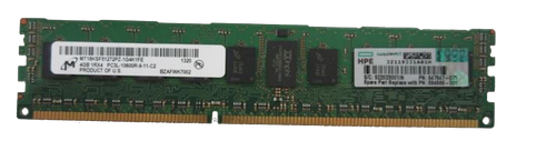 647893-B21 I GENUINE HP 4GB 1Rx4 PC3L-10600R-9 Kit - 4 GB 1 x 4 GB Memory