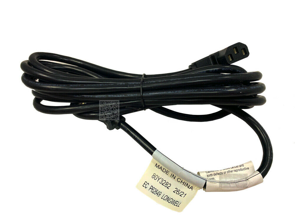80Y3282 I IBM LongWell 10A 125V 13FT Power Cable EC P62649