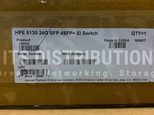 Load image into Gallery viewer, JG933A I Brand New Factory Sealed HPE 5130-24G-SFP-4SFP+ EI Switch
