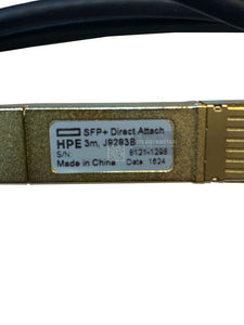 J9283B I Genuine HPE Aruba 10G SFP+ to SFP+ 3m DAC Cable 8121-1298