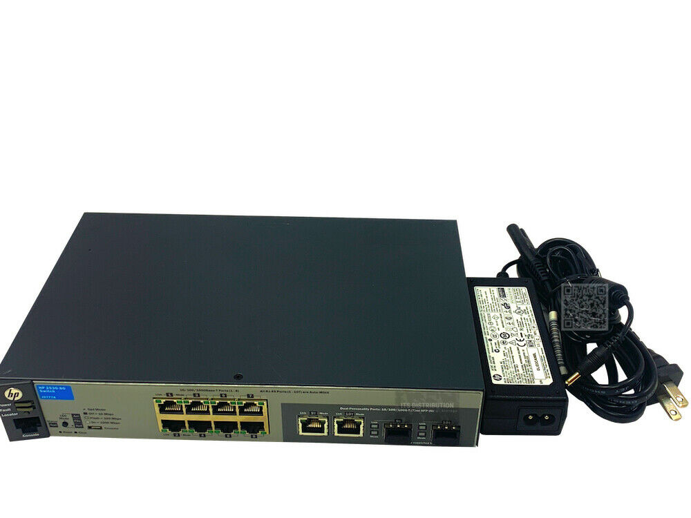 J9777A I HPE 2530 8G Gigabit Switch + Power Adapter