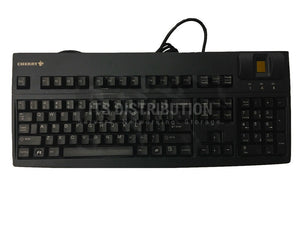 G83-14501LPAUS-2 I Cherry Biometric FingerTIP ID USB Black Keyboard 105 Keys
