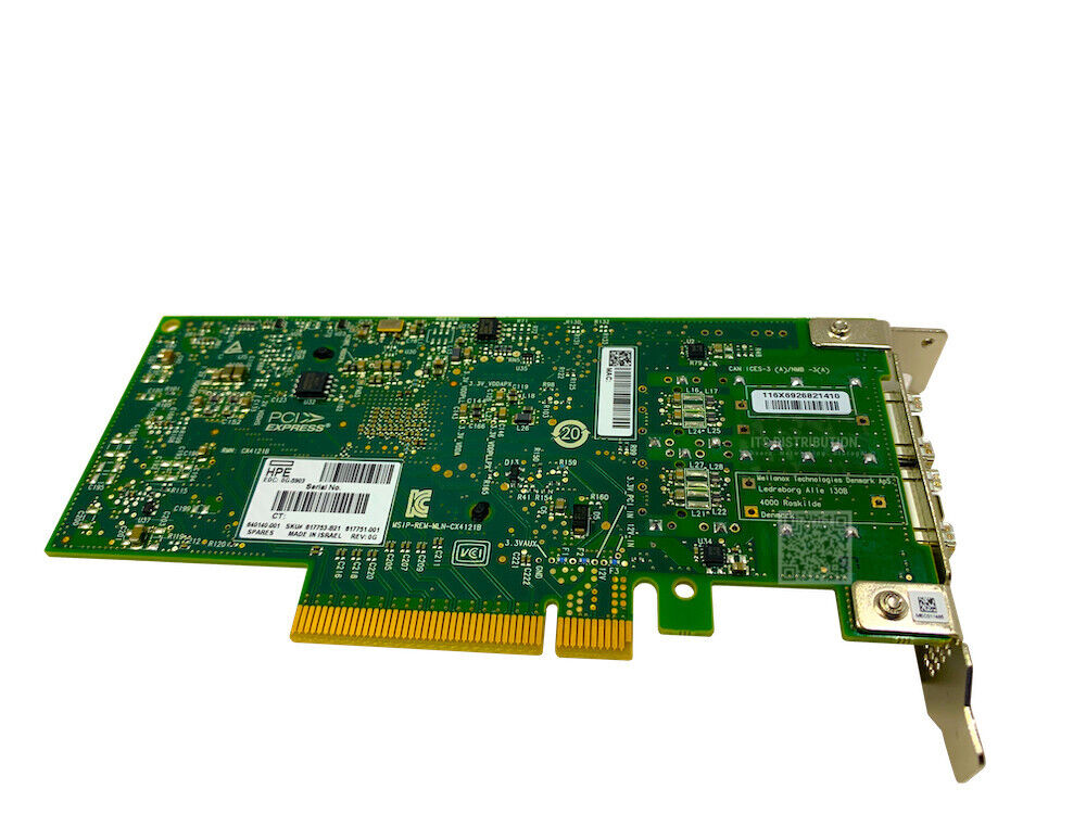 817753-B21 I HPE Ethernet 10/25Gb 2Port SFP28 MCX4121A-ACUT Adapter L ...