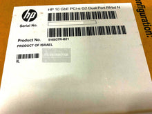 Load image into Gallery viewer, 516937-B21 I Open Box Renew HP 10 GbE PCI-e G2 Dual Port Network Interface Card