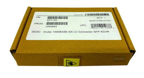 JW088A I Genuine Open Box HPE Aruba 1000BASE-SX LC Conn SFP XCVR Transceiver