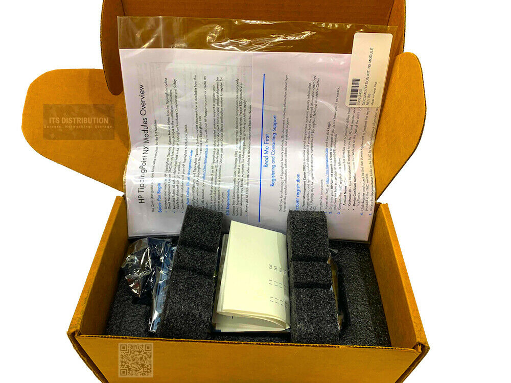 JC877A I Open Box HP TippingPoint NX IPS 4 Segment GIG-T Bypass Module REV: B1