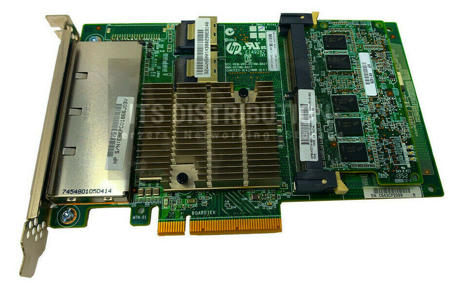 643379-001 I HP Smart Array P822 Controller Board PCIe3 x8 + 2GB FBWC Memory Mod
