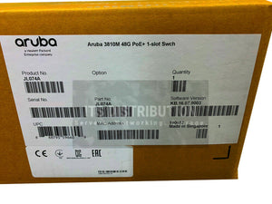 JL074A I Brand New Retail Sealed HPE Aruba 3810M 48G PoE+ 1-Slot Switch