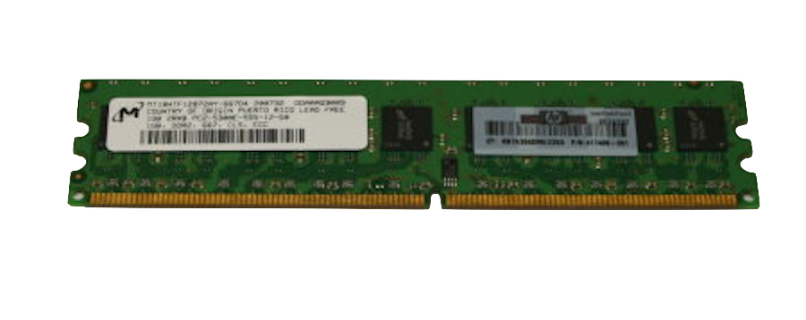 432804-B21 I Genuine HP 1GB 1X1GB PC2-5300 ECC 667MHz DDR2-667/PC2-5300 SDRAM