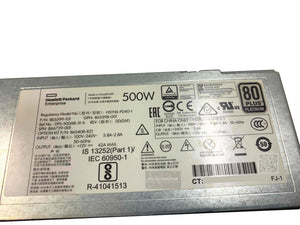 865408-B21 I HPE 500W FlexSlot Platinum HotPlug Low Halogen Power Supply Kit G10