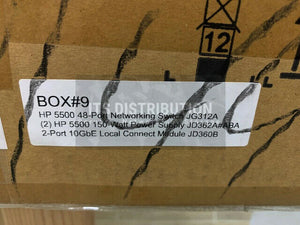 JG312A I BUNDLE Open Box HPE 5500-48G-4SFP HI Switch & 2x JD362A & 1x JD360B