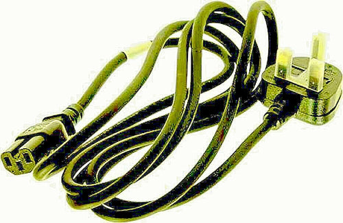 8120-5334 I New Genuine HP Power Cord (Black) - 3-Wire, 17 AWG, 2.5m (8.2ft)