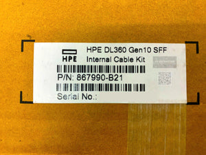 867990-B21 I Genuine Open Box HPE DL360 Gen10 SFF Internal Cable Kit