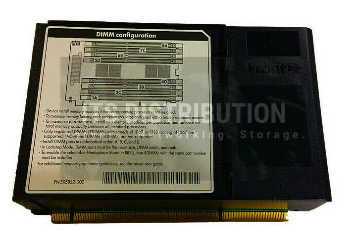 588141-B21 I Genuine HP ProLiant Server Memory Expansion Board