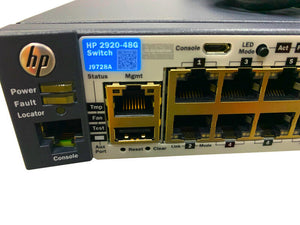 J9728A I HPE Aruba 2920 48G Switch + J9733A Stacking Module