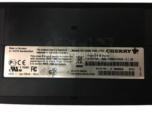 G83-14501LPAUS-2 I Cherry Biometric FingerTIP ID USB Black Keyboard 105 Keys