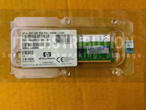 647895-S21 I GENUINE New Sealed HP 4GB DDR3 SDRAM Memory Module 647895-B21