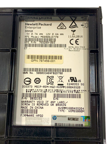 797291-B21 I HP 800 GB 3.5