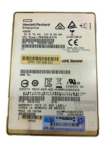 765289-002 I Genuine HP 400GB Hot-Plug Solid State Drive SSD SAS 797539-001