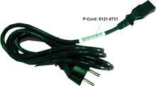 Load image into Gallery viewer, 8121-0731 I New Genuine HP Power Cord (Black) 18 AWG, 3 Conductor, 1.9m (6.25ft)