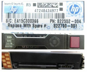 822567-B21 I HPE 3.2TB SAS 12G Mixed Use SFF SC SS540 SSD 822790-001