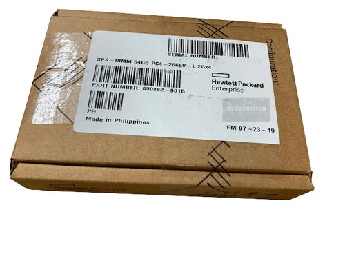 815101-B21 I GENUINE New HPE 1x64GB DDR4-2666 CAS-19-19-19 LR Memory 850882-001