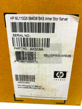 Load image into Gallery viewer, AK316A I New Sealed HP ProLiant ML110 G5 Network Storage Server