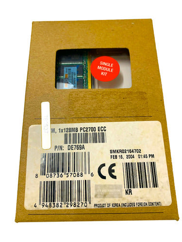 DE769A I GENUINE New Sealed HP 128MB DDR SDRAM Memory Module