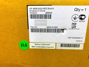 J9264A I Brand New Factory Sealed HP Procurve E6600-24G-4XG Switch