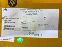 Load image into Gallery viewer, J9580A I Brand New HP X312 1000W 100-240VAC to 54VDC Power Supply 0957-2312