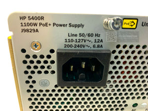 J9829A I HPE 5400R 1100W PoE+ zl2 Power Supply 0957-2414
