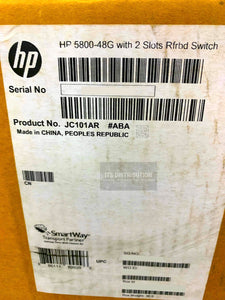 JC101A I Factory Sealed Renew HP 5800-48G Switch with 2 Slots S5800-60C-PWR