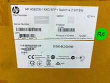 Load image into Gallery viewer, JC106A | HP Factory Sealed A5820-14XG-SFP+with 2 Slots Switch