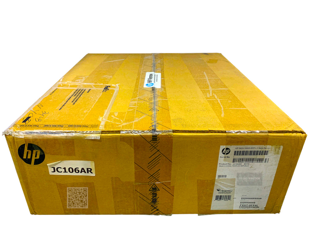 JC106A | Factory Sealed RENEW HP A5820-14XG-SFP+with 2 Slots Switch