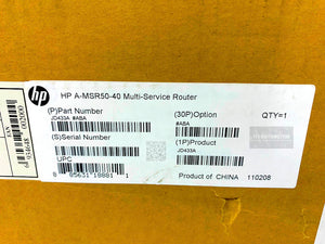 JD433A I Brand New Sealed HP A-MSR50-40 Multi-Service Router 0235A297