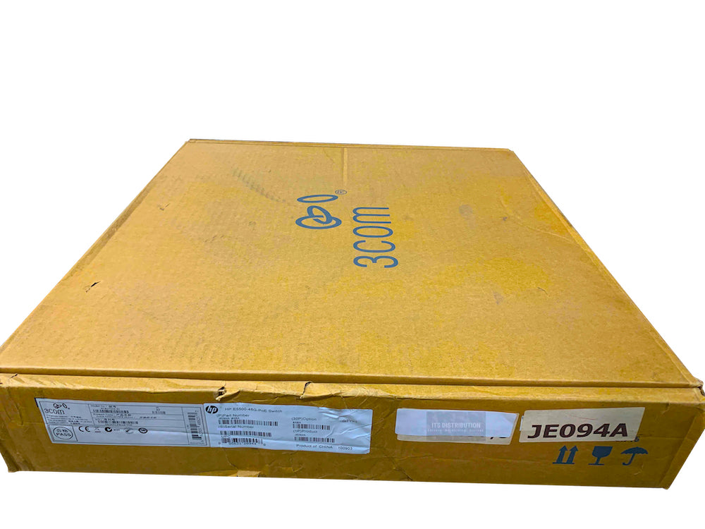 JE094A I Brand New Factory Sealed HP E5500-48G-POE Layer 3 Ethernet Switch