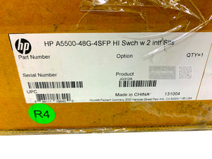 JG312A I Open Box HPE 5500-48G-4SFP HI Switch