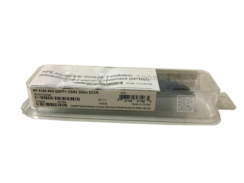 JG709A I Genuine New Sealed HP X140 40G QSFP+ MPO MM 850nm CSR4 300m  Transceiver