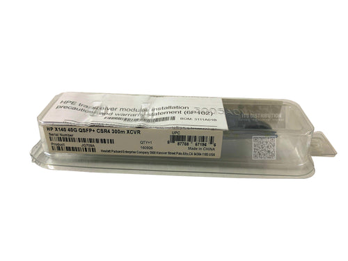 JG709A I Genuine New Sealed HP X140 40G QSFP+ MPO MM 850nm CSR4 300m Transceiver