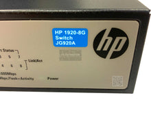 Load image into Gallery viewer, JG920A I HPE OfficeConnect 1920 8G Switch