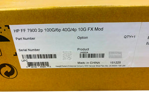 JH002A I Open Box HPE FlexFabric 7900 2P 100G/6P 40G/4P 10G FX Module