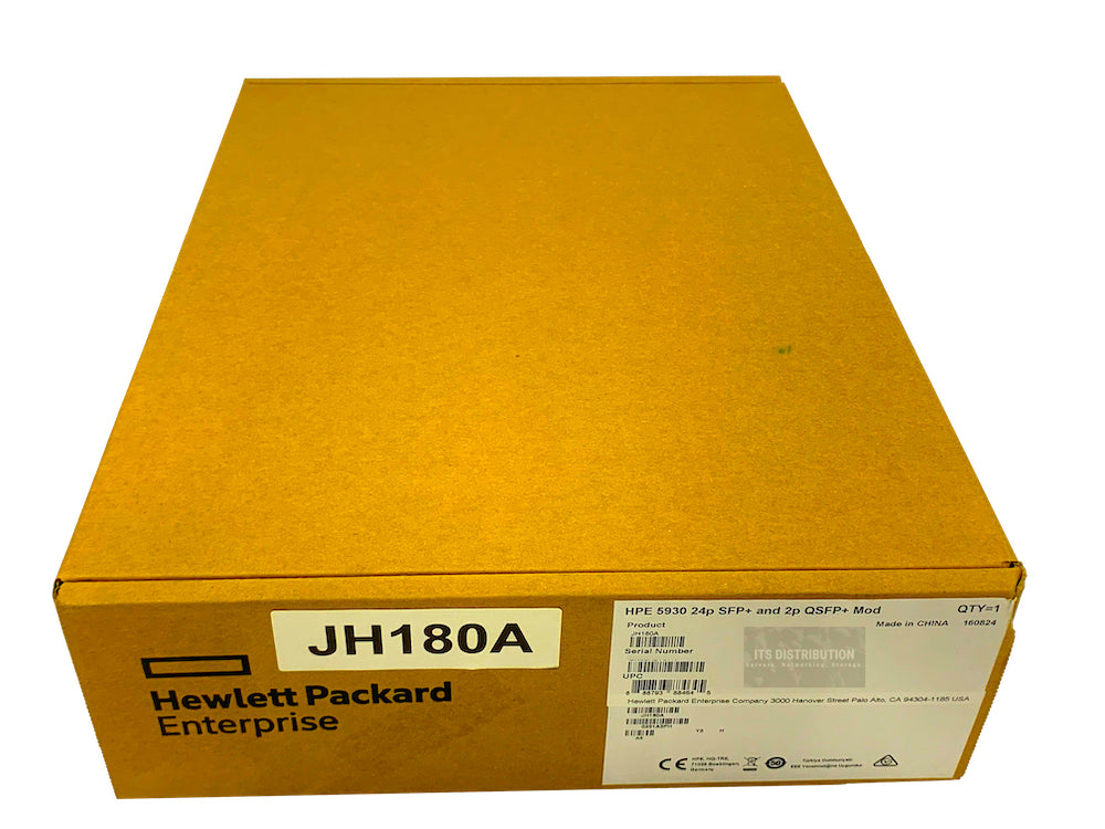 JH180A I Brand New Sealed HPE 5930 24P SFP+ and 2P QSFP+ Module
