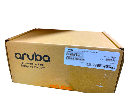 JL084A I New Sealed HPE Aruba 3810M 4-Port Stacking Module