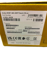 Load image into Gallery viewer, JL260A I Brand New Sealed HPE Aruba 2930F 48G 4SFP Switch