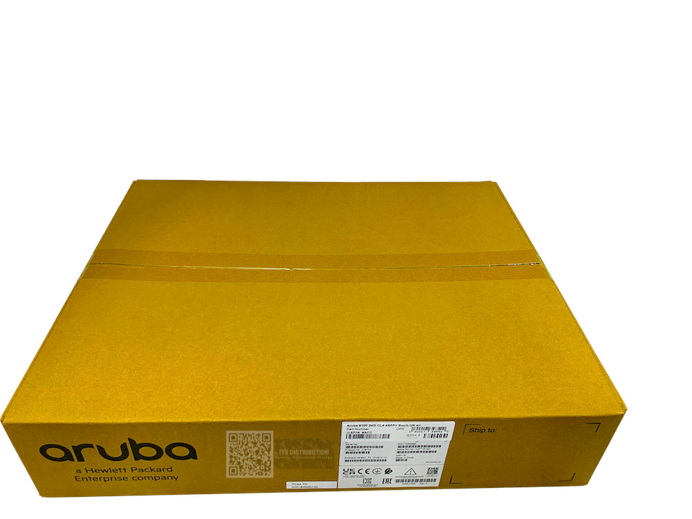 JL677A I Brand New Sealed HPE Aruba 6100 24G Class4 PoE 4SFP+ 370W Switch